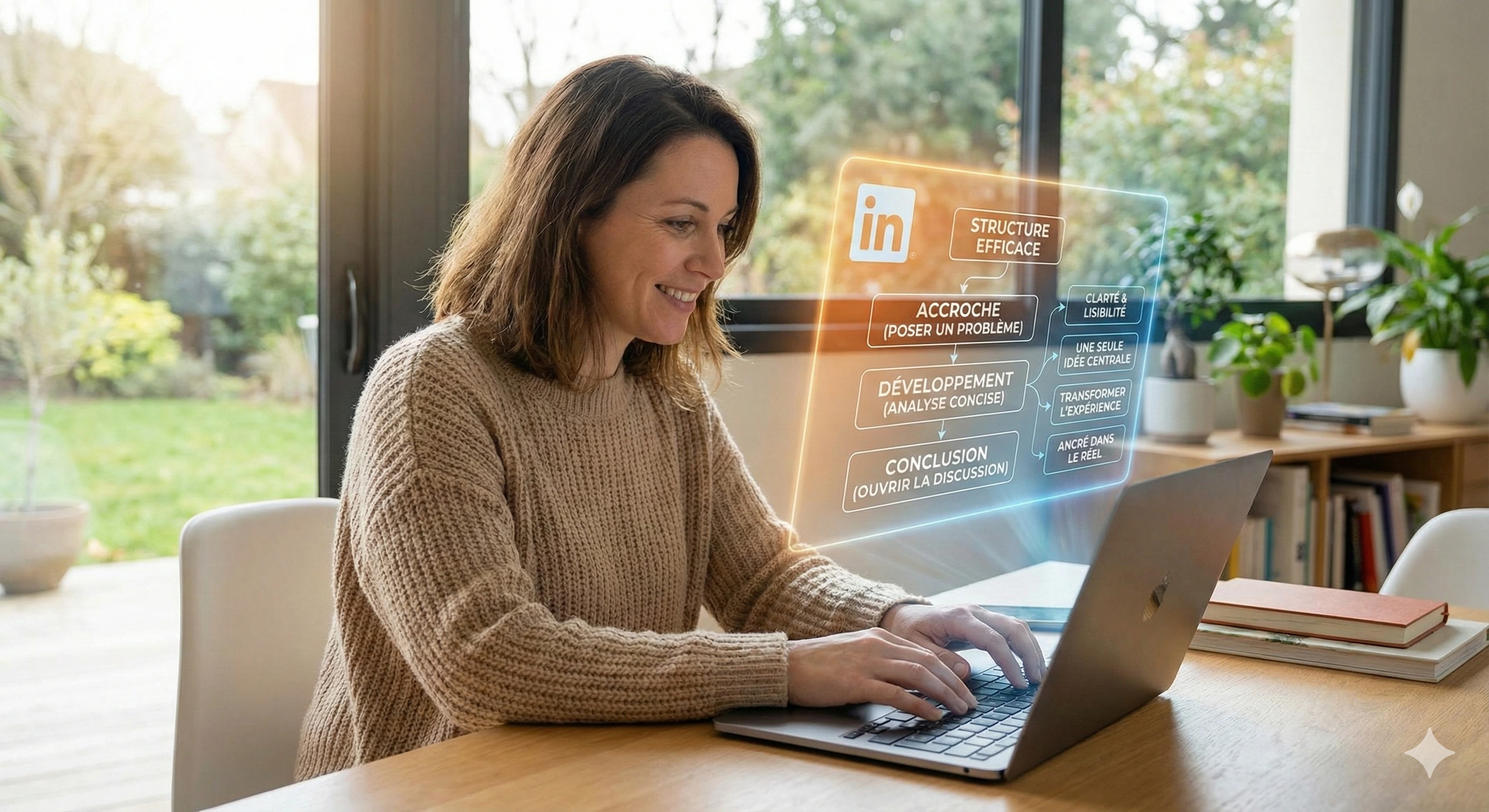 Découvrez la structure simple et efficace d'un post LinkedIn capable de capter l'attention et de favoriser l'engagement.